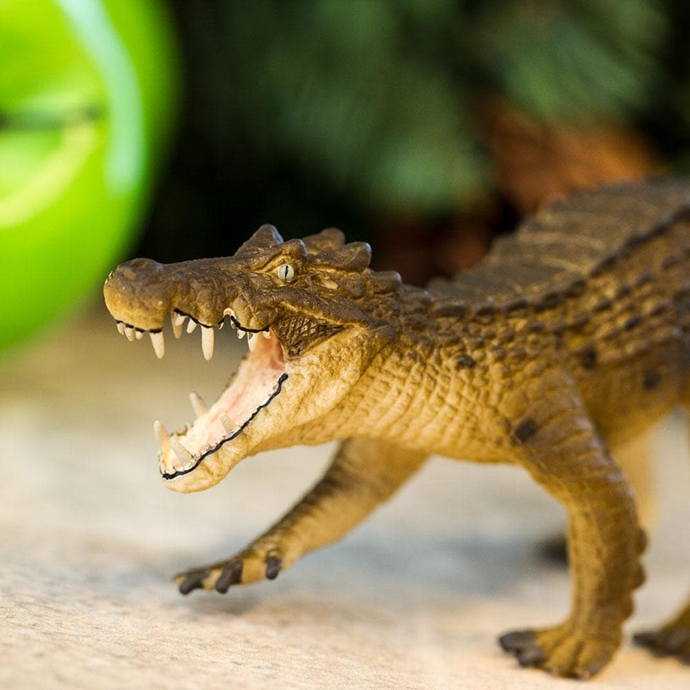Figura Dinosaurios Kaprosuchus Pintado a Mano