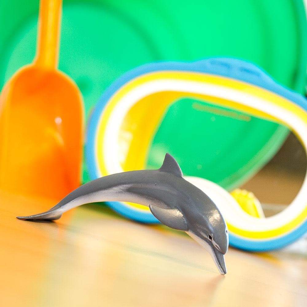 Figura Animales Delfin Pintado a Mano