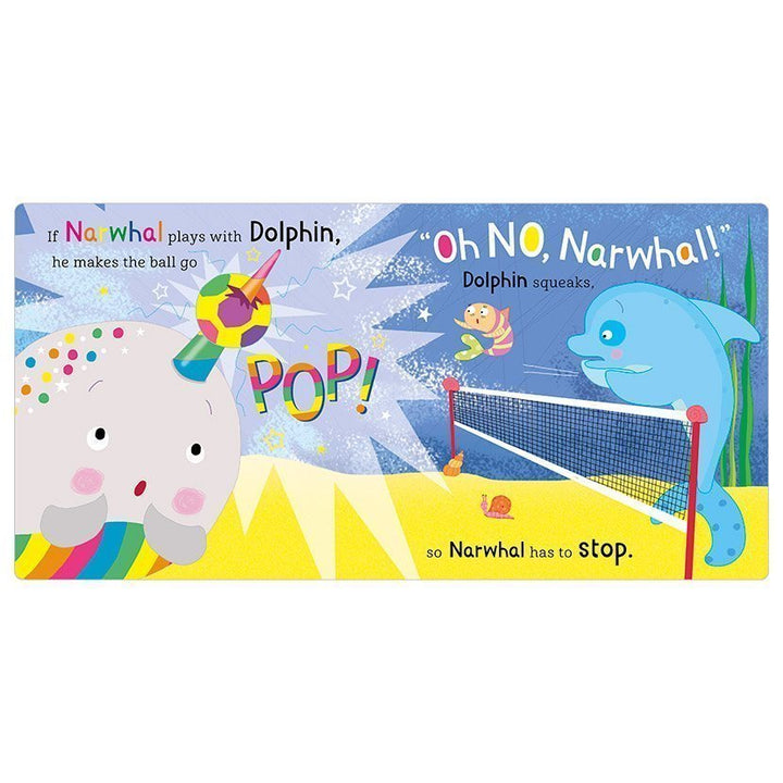 Libro didáctico Oh No, Narwhal! para niños