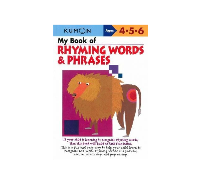 Libro Kumon My Book Of Rhyming Words And Phrases
