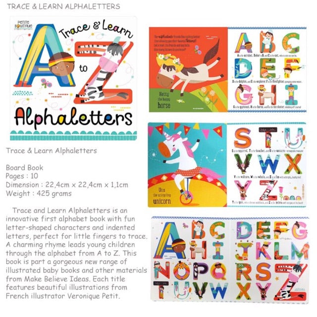 Libro Infantil Trace &amp; Learn Alphaletters
