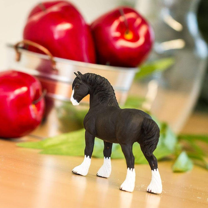 Figura Animales Caballo Shire Stallion Pintado a Mano