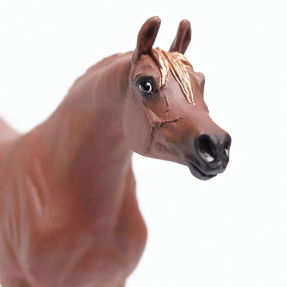 Figura Animales Yegua Arabe Pintado a Mano