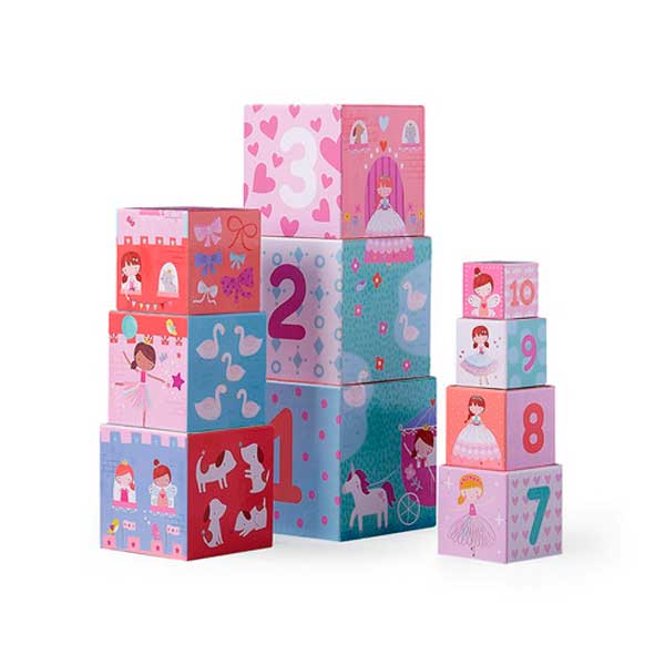 Cubos para apilar princesas