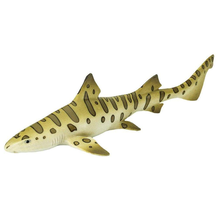 Figura Animales Tiburon Leopardo Pintado a Mano