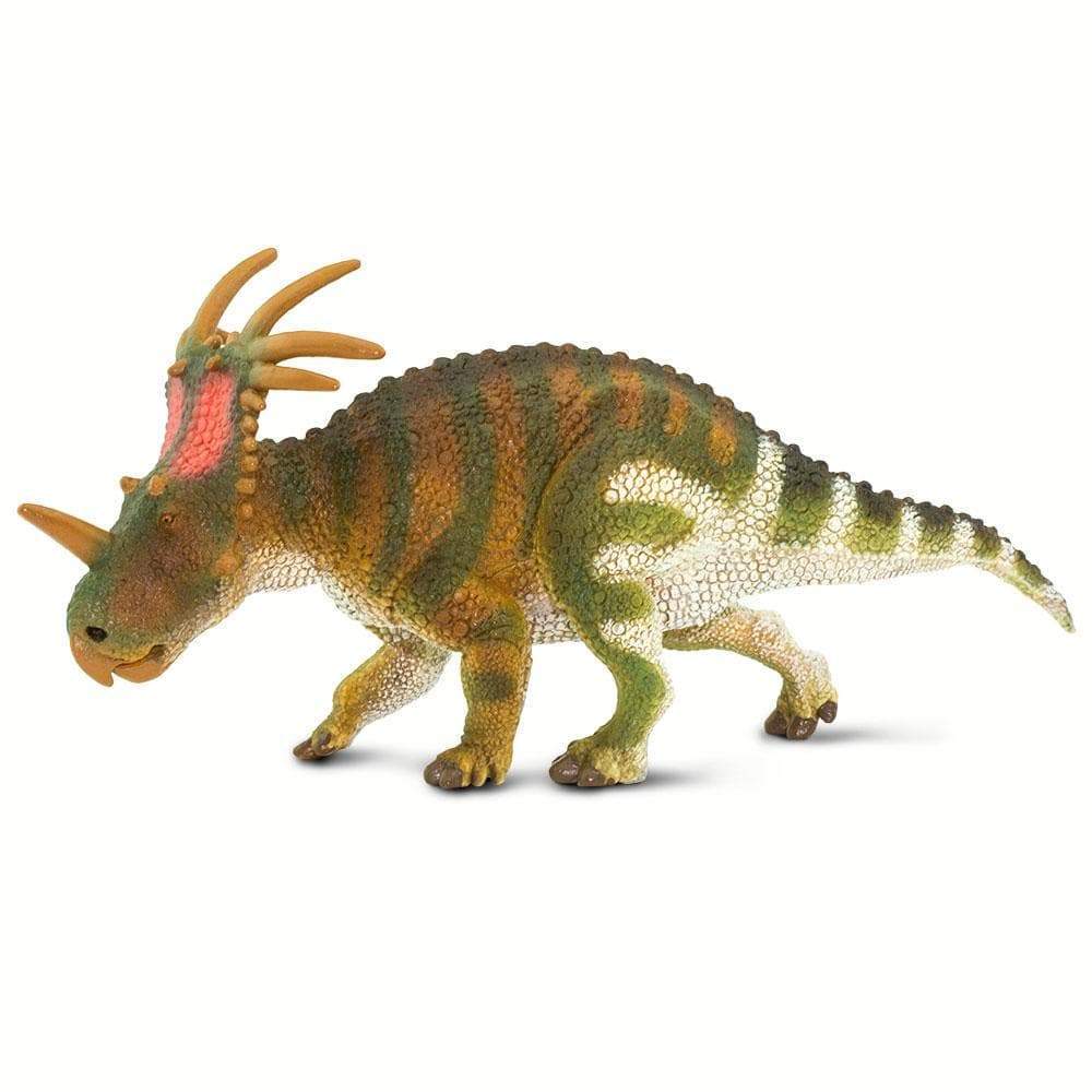 Figura Dinosaurio Styracosaurus Pintado a Mano