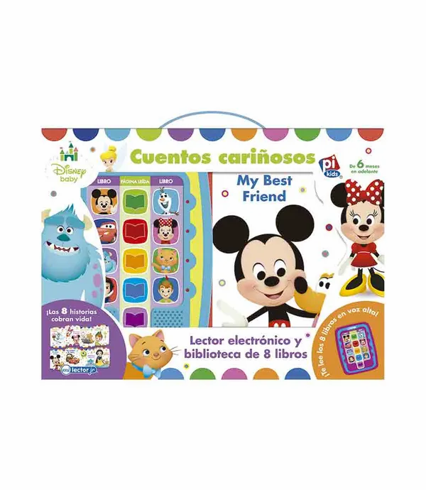 Libro Lector Electrónico Cuentos Cariñosos Disney