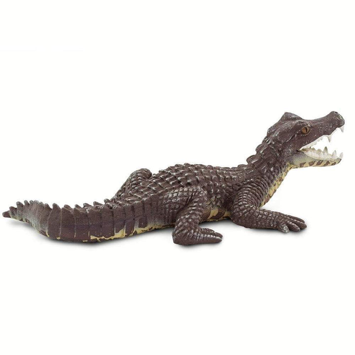 Figura Animales Caiman Pintado a Mano