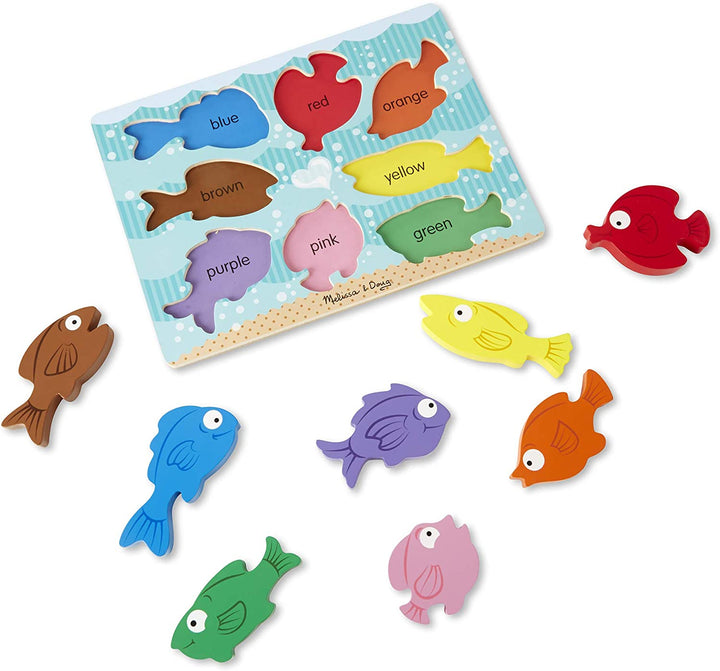 Encajable los colores de los peces