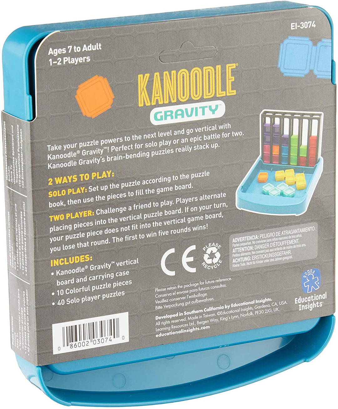 Juego De Estrategia Kanoodle Gravity Para Niños