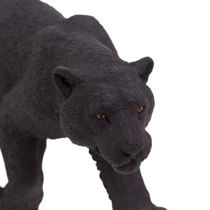 Figura Animales Jaguar Negro Pintado a Mano
