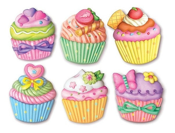 Set de Manualidades Moldea y Pinta Cupcake