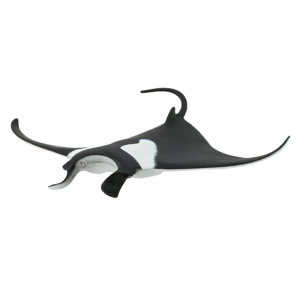 Figura Animales Manta Raya Pintado a Mano