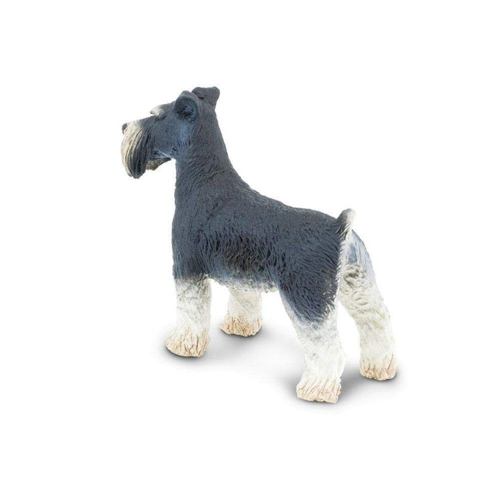 Figura Animales Perro Schnauzer Pintado a Mano
