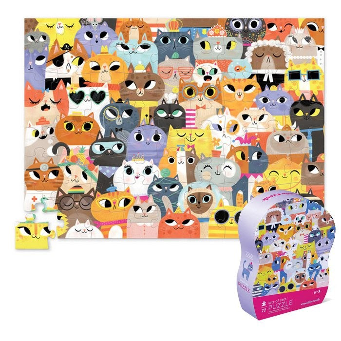 Rompecabezas X 72 pc gatos