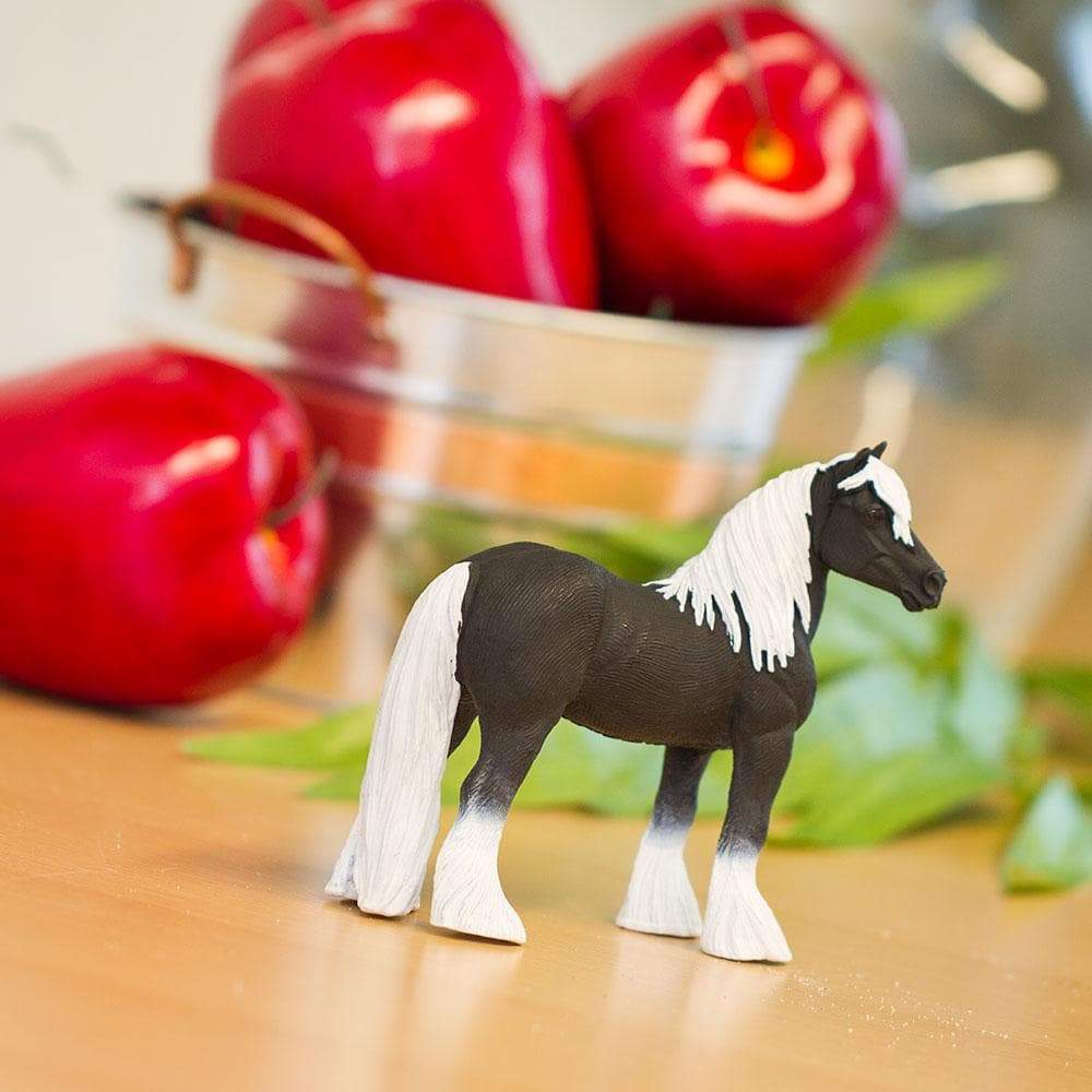 Figura Animales Caballo Semental Gypsi Pintado a Mano