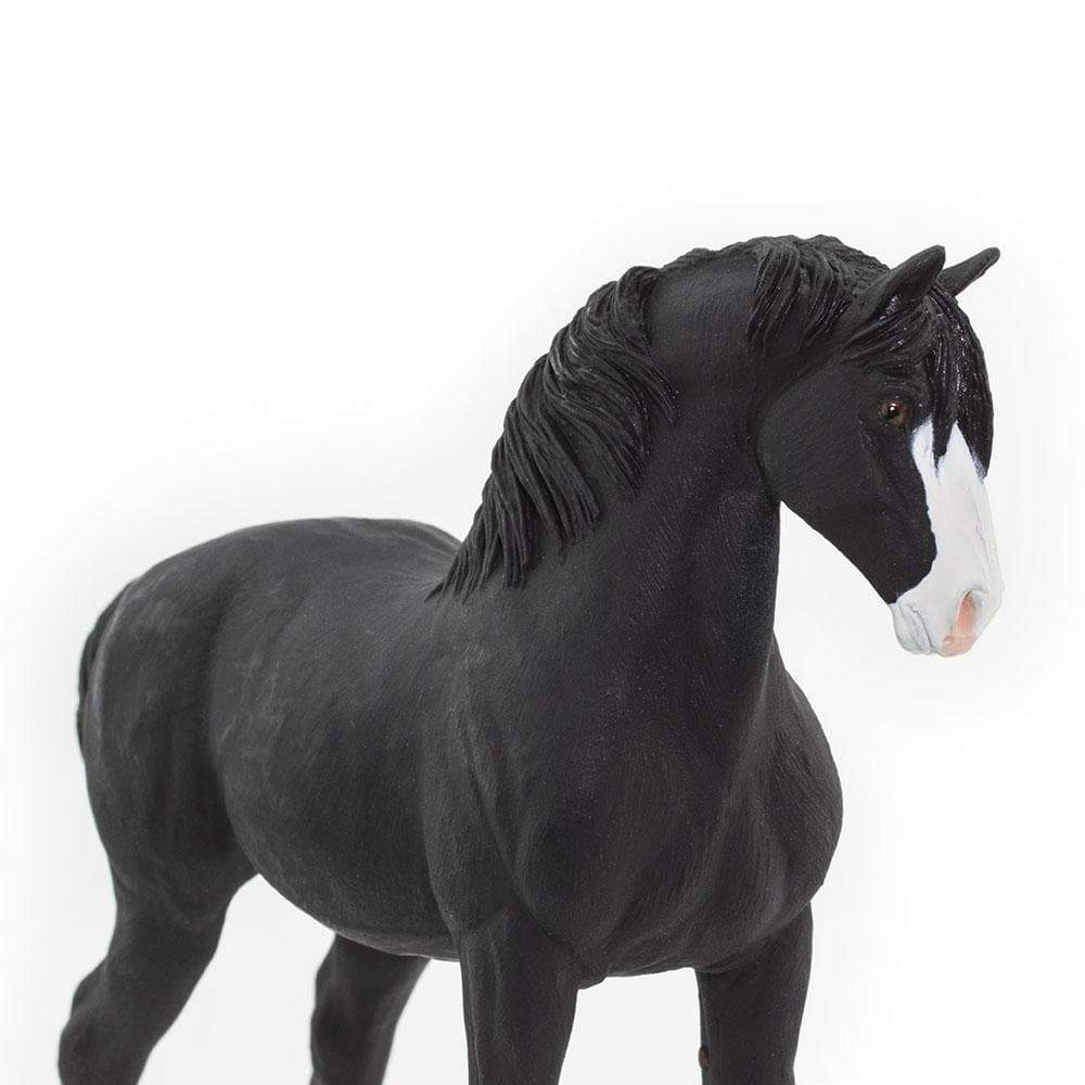 Figura Animales Caballo Shire Stallion Pintado a Mano