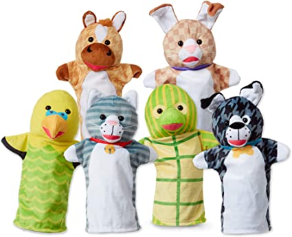 Títeres de mano mascotas x unidad