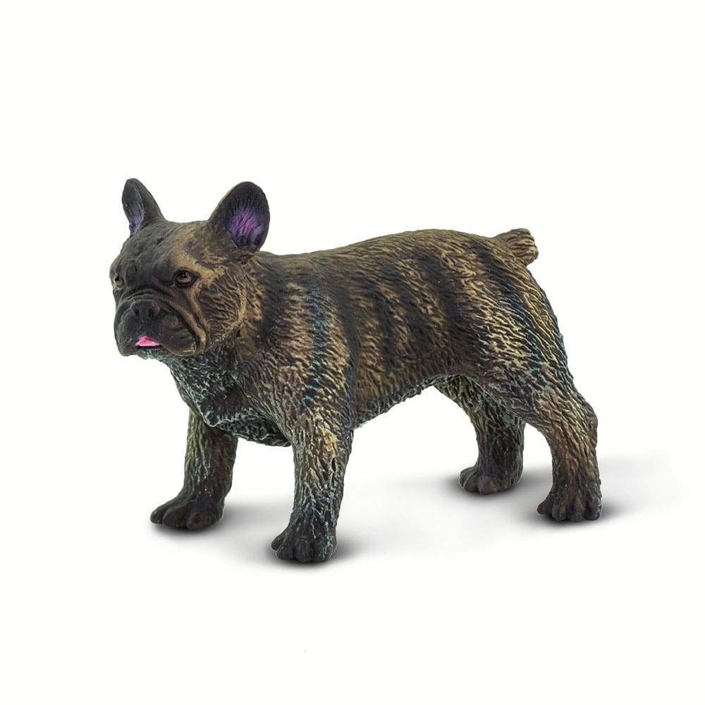 Figura Animales Bulldog Frances Pintado a Mano