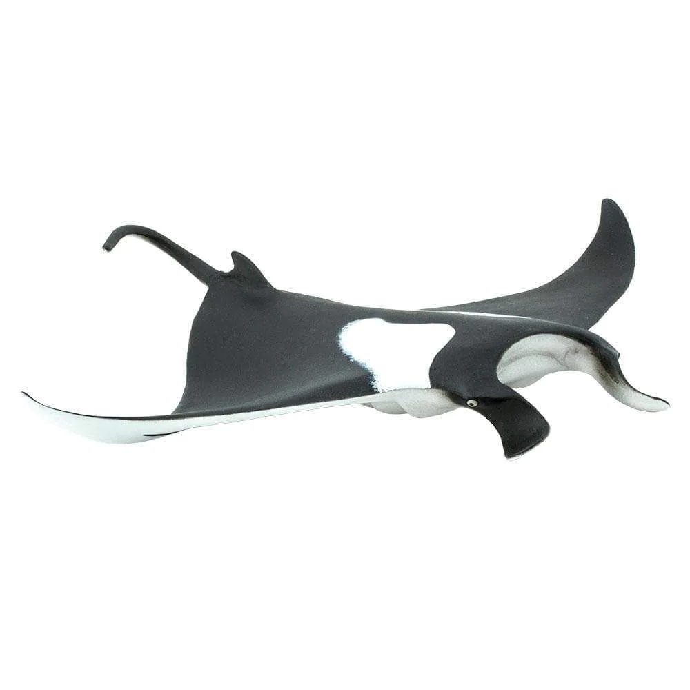 Figura Animales Manta Raya Pintado a Mano