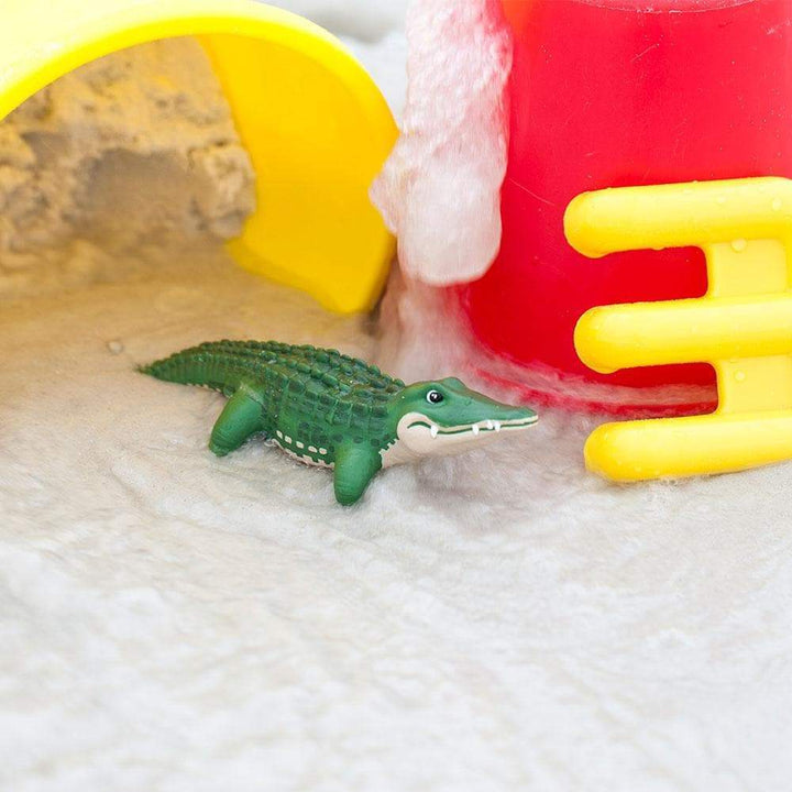 Figura Animales Cocodrilo Bernie Pintado a Mano