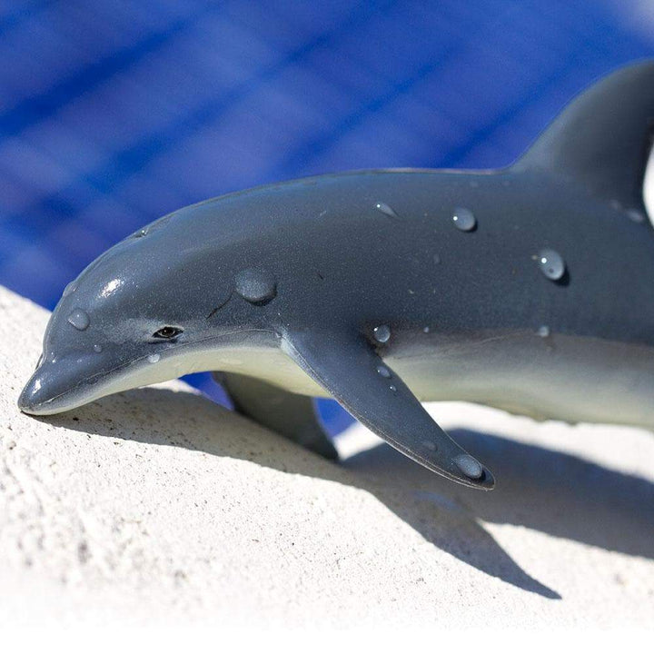 Figura Animales Delfin Nariz De Botella Pintado a Mano