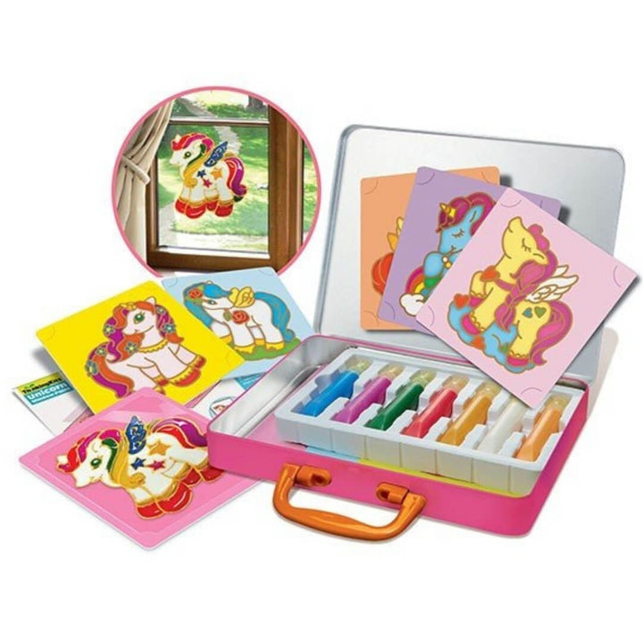 Manualidades Pintura Para Ventanas Unicornios