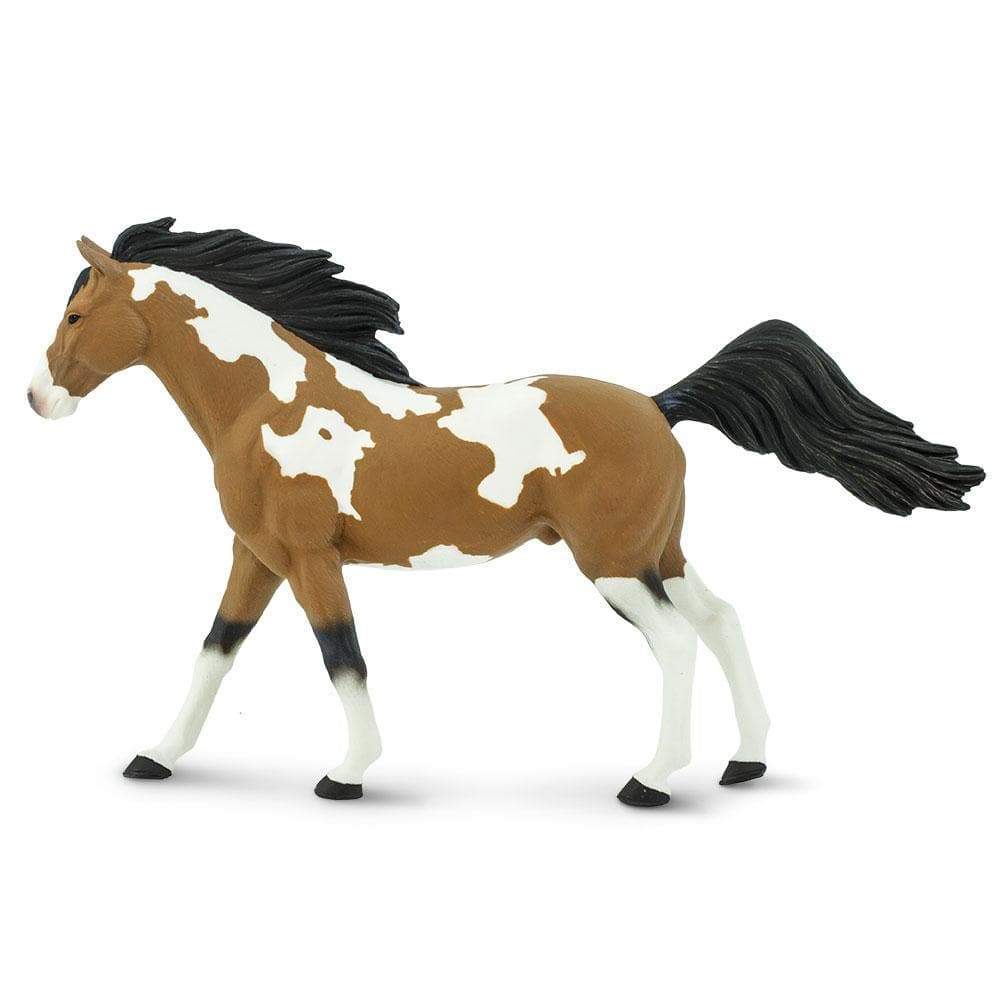 Figura Animales Caballo Semental Pintado a Mano