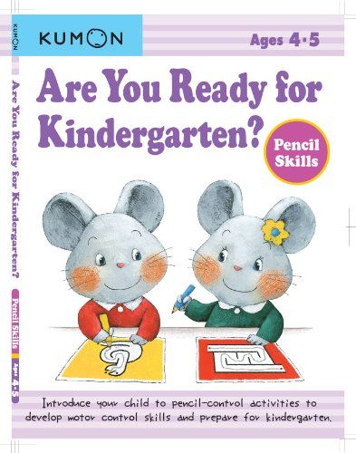 Libro kumon Are You Ready for Kindergarten? Pencil Skills