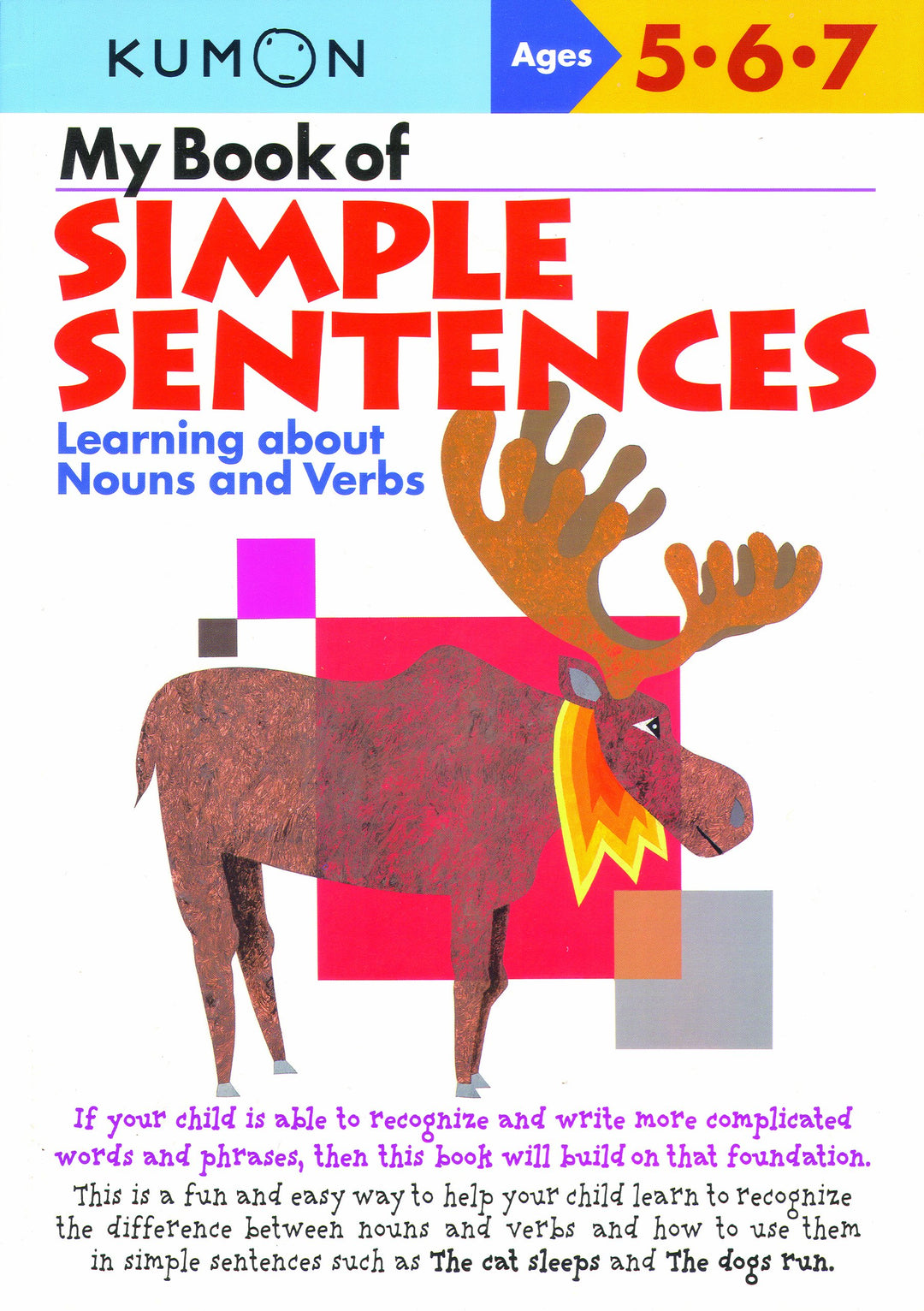 Libro Kumon My Book Of Simple Sentences para niños