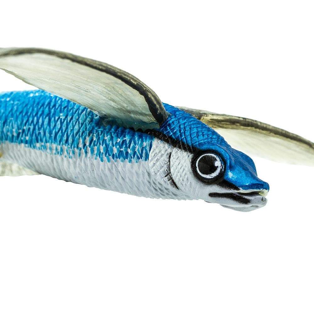 Figura Animales Pez Volador Pintado a Mano