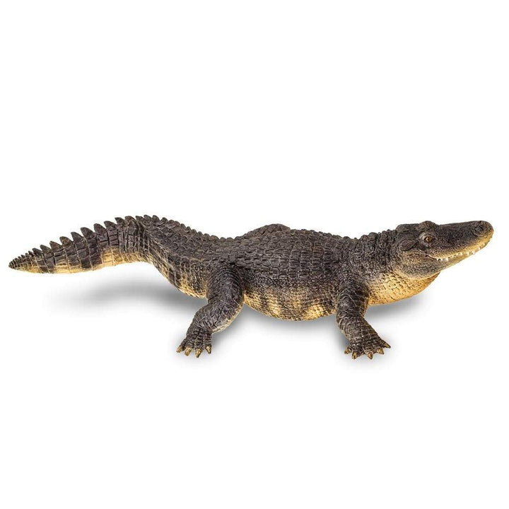 Figura Animales Caiman Pintado a Mano