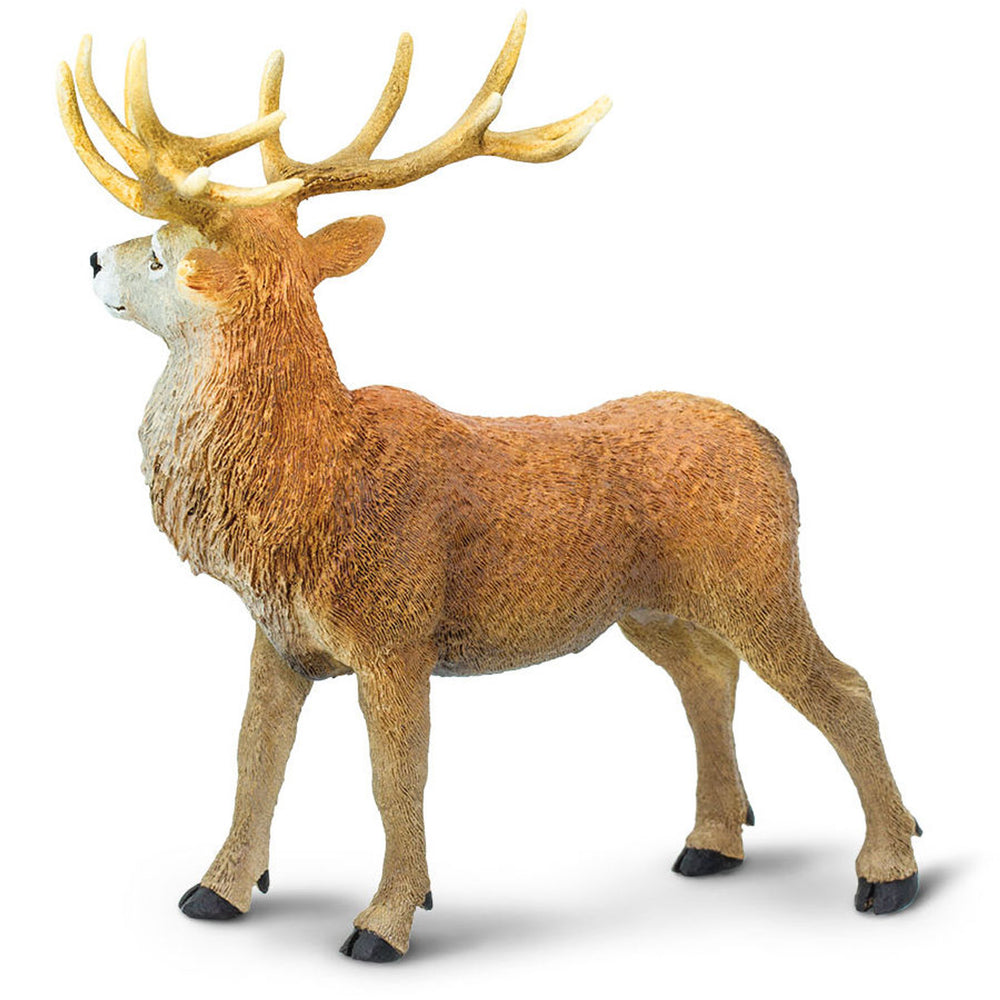 Figura Animales Ciervo Rojo Pintado a Mano