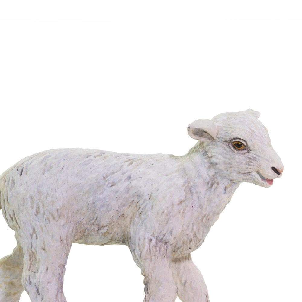 Figura Animales Cordero Pintado a Mano