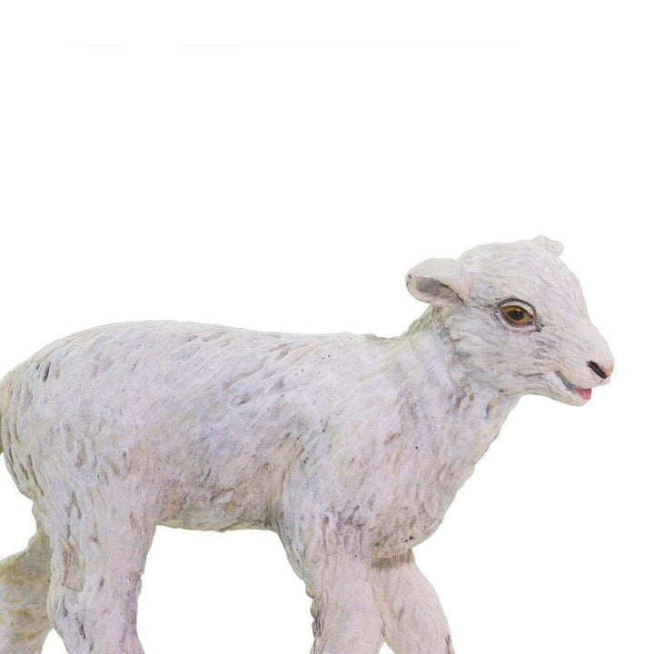 Figura Animales Cordero Pintado a Mano