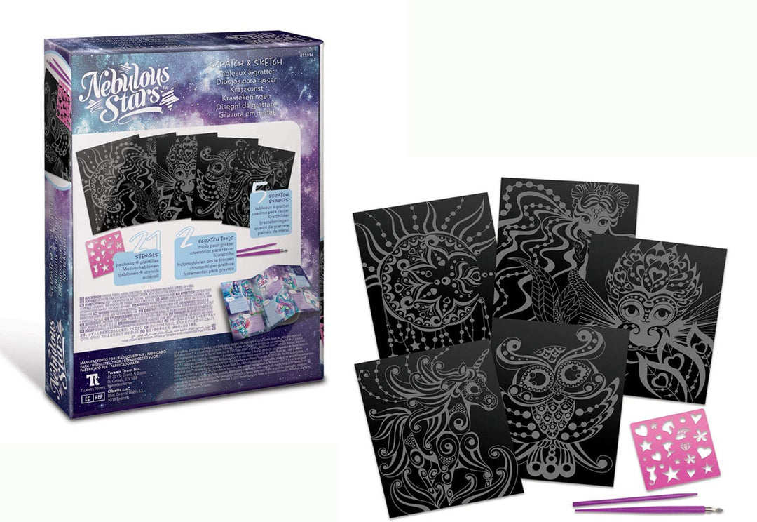 Set De Arte Dibujos Luminiscentes