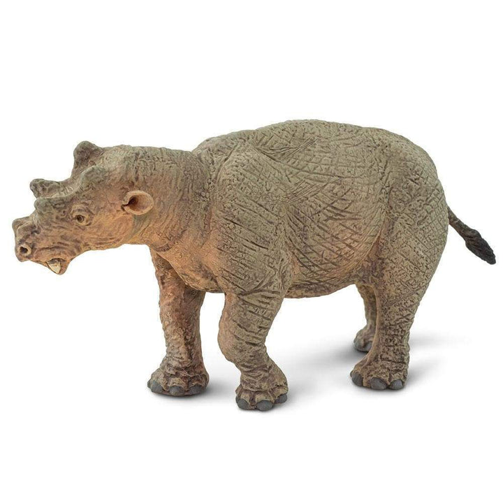 Figura Dinosaurios Uintatherium Pintado a Mano
