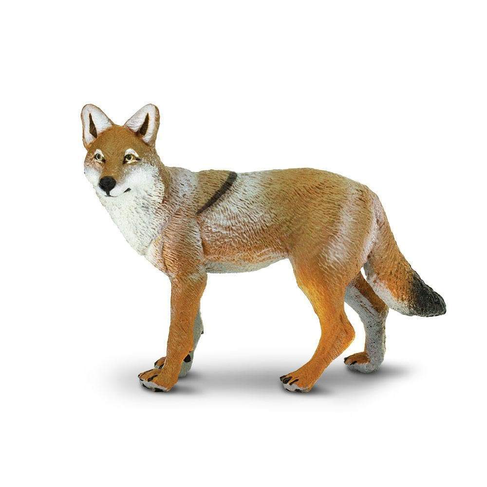 Figura Animales Coyote Pintado a Mano