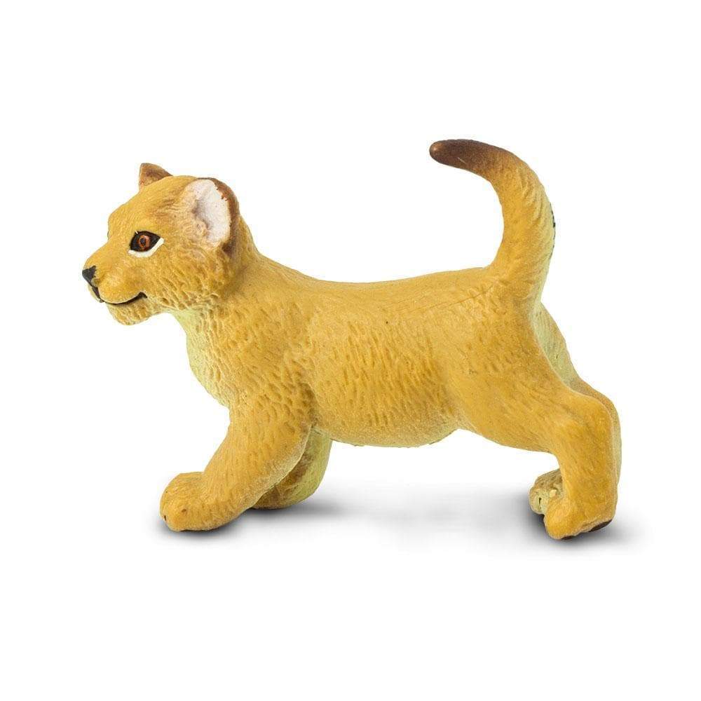 Figura Animales Leon Bebe Pintado a Mano