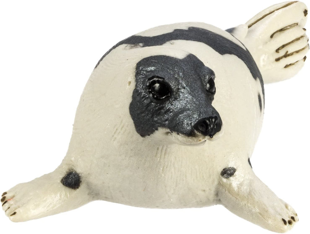 Figura Animales Foca Arpa Pintado a Mano