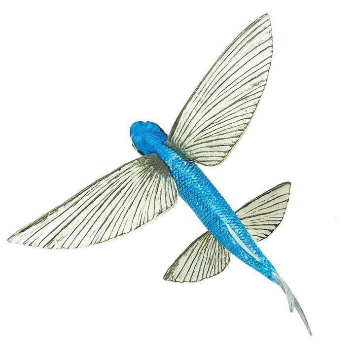 Figura Animales Pez Volador Pintado a Mano