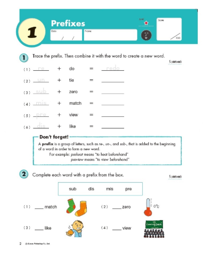 Libro Kumon Writing Grade 3 para niños niñas