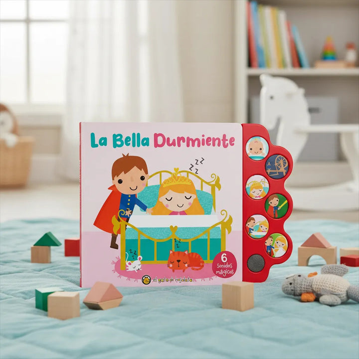 Libro Interactivo con Sonido La Bella Durmiente Para Niños