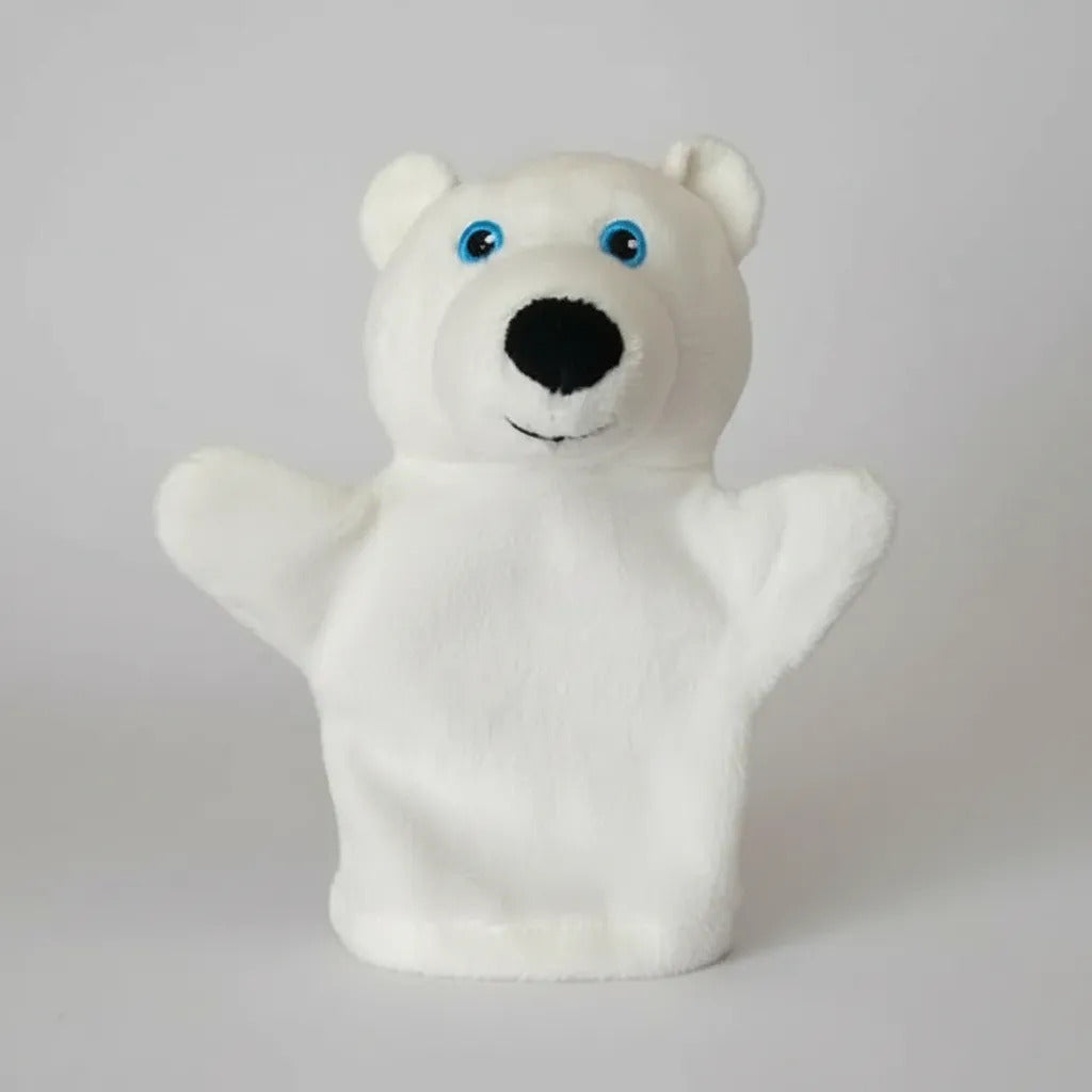 Títere Educativo para Manos Oso Polar Para Niños