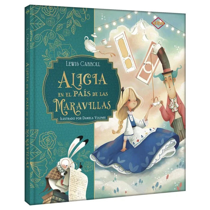 Libro Infantil Alicia en el País de las Maravillas Ilustrado Para Niños