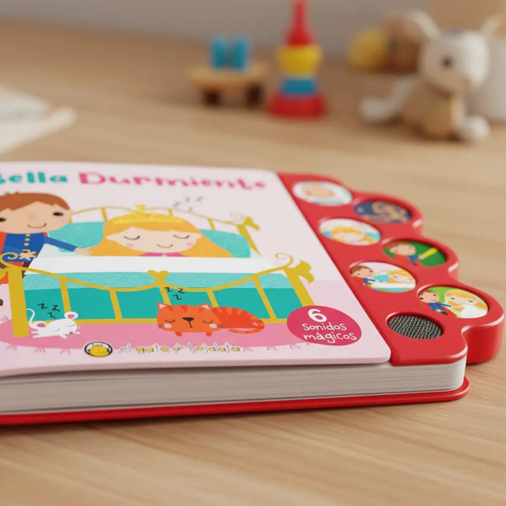 Libro Interactivo con Sonido La Bella Durmiente Para Niños