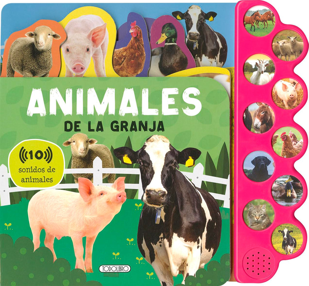 Libro Sonidos Didáctico Amigos De La Granja Para Niños
