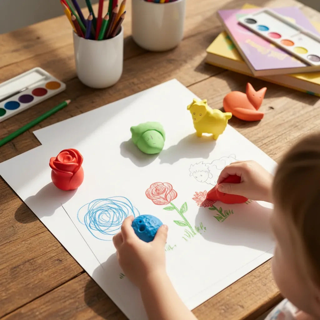 Juego Didáctico El Principito Colores para Dedos Planeta de Amor Niños