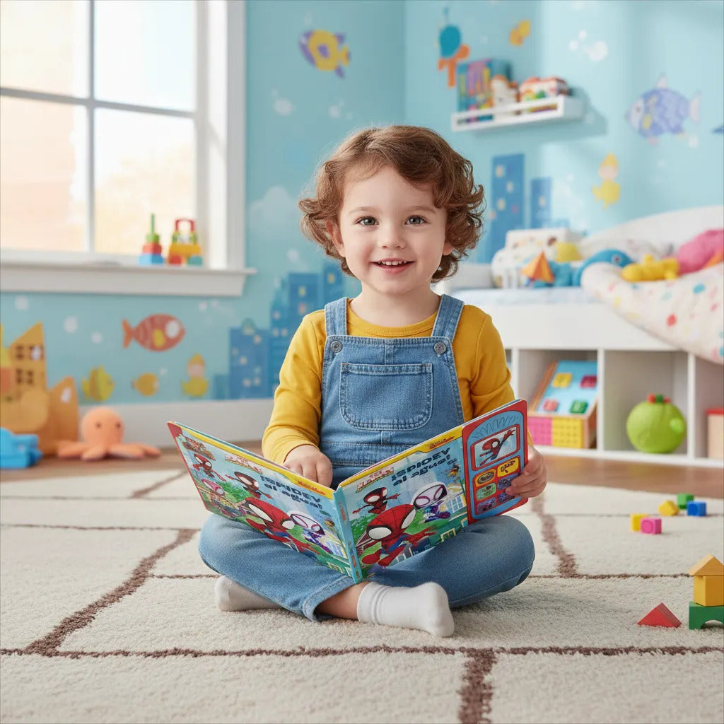 Libro Educativo Sonidos Spiderman Spidey al Agua Para Niños