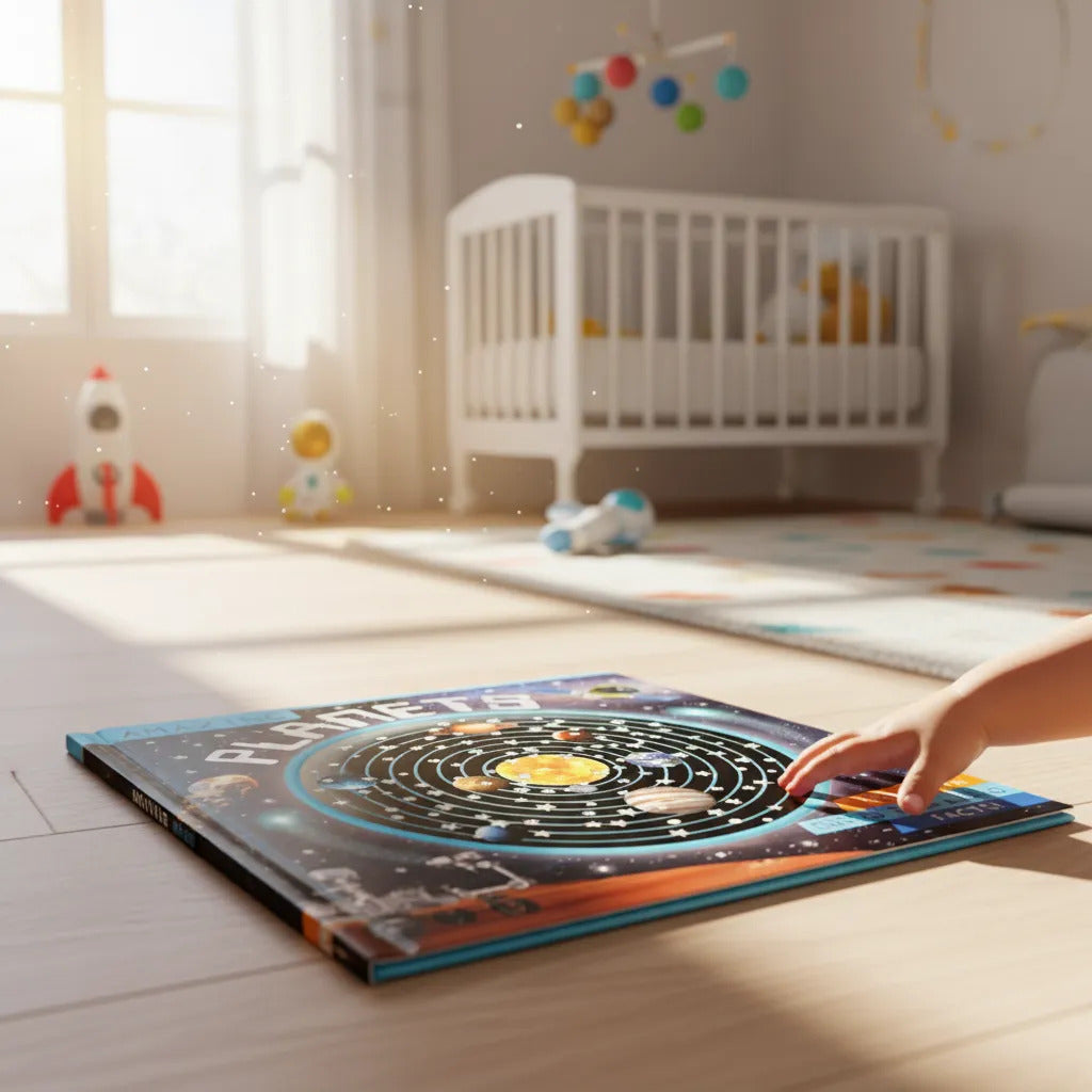 Libro Ilustrado Educativo Sistema Solar y Espacio Para Niños
